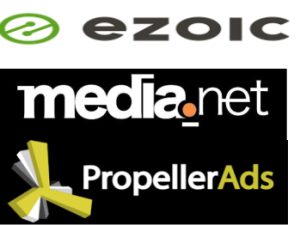 Best adnetworks for small websites