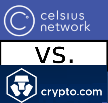 Celsius vs Crypto com loans lending interest